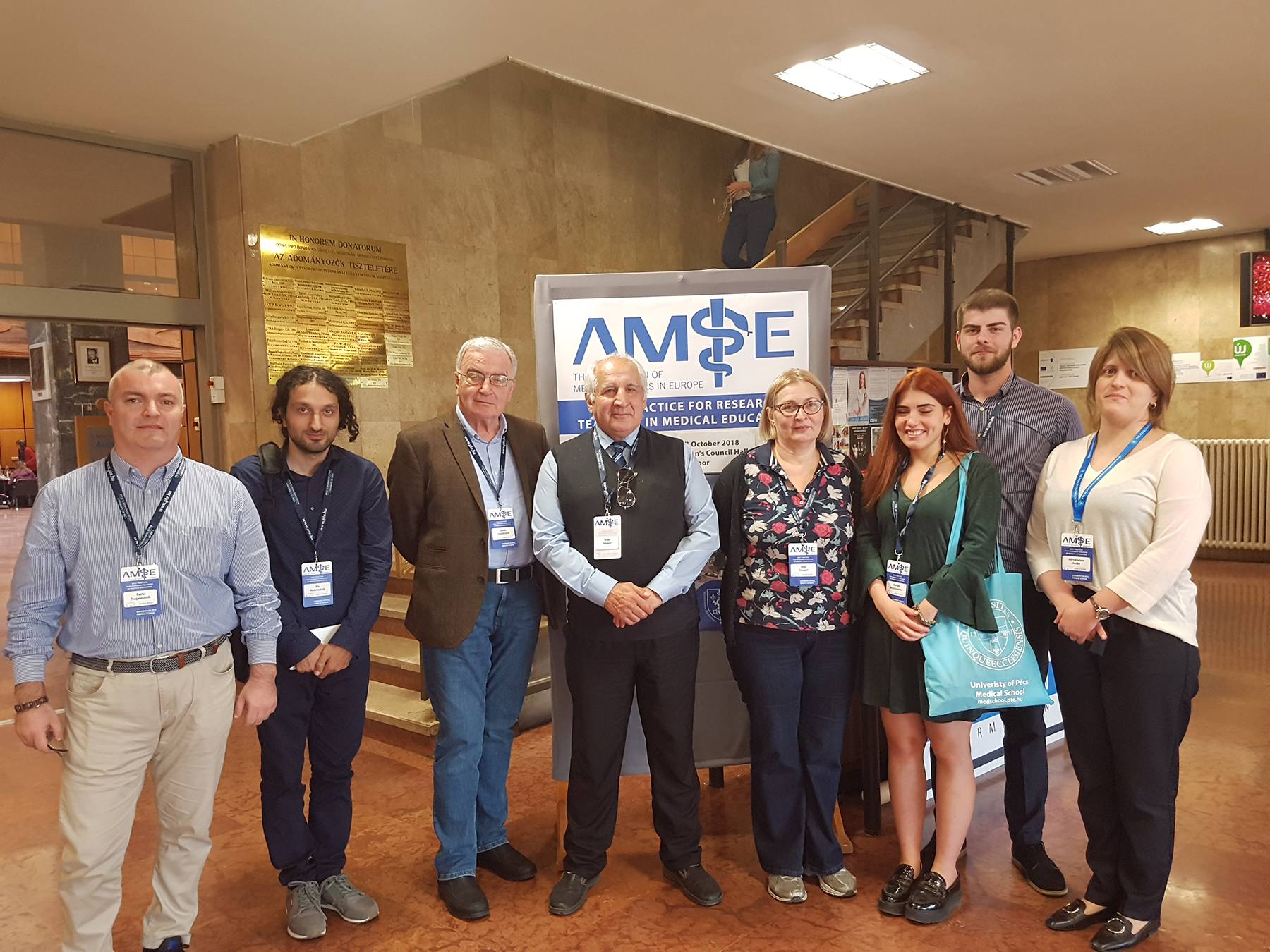 ევროპის სამედიცინო სკოლათა ასოციაციის (AMSE)-ის კონფერენცია  ქ. პეჩში, უნგრეთში